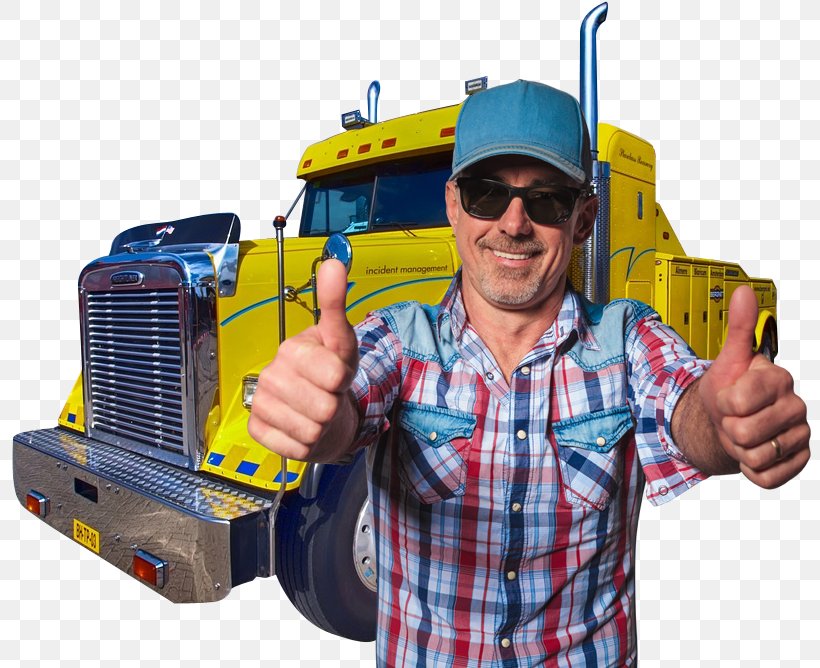 Truck Driver Semi-trailer Truck Tow Truck Owner-operator, PNG, 815x668px, Truck Driver, Cargo, Construction Worker, Driving, Freight Transport Download Free