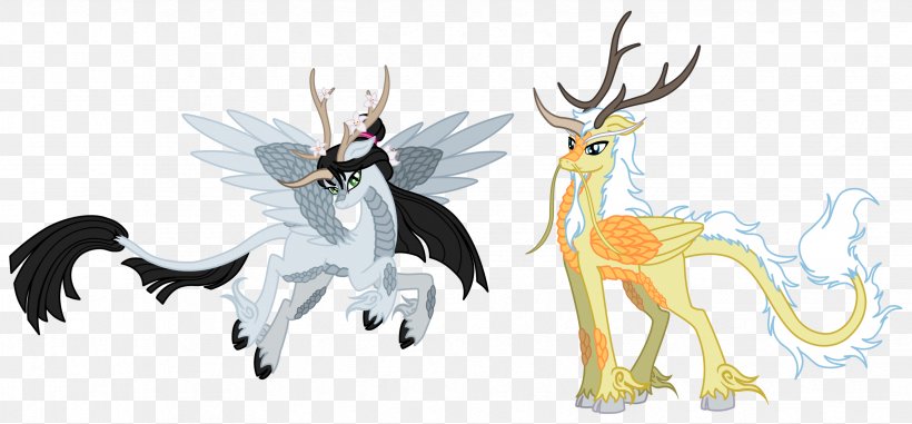 My Little Pony Qilin Princess Celestia Drawing, PNG, 3291x1533px, Pony, Animal Figure, Antler, Art, Chinese Dragon Download Free