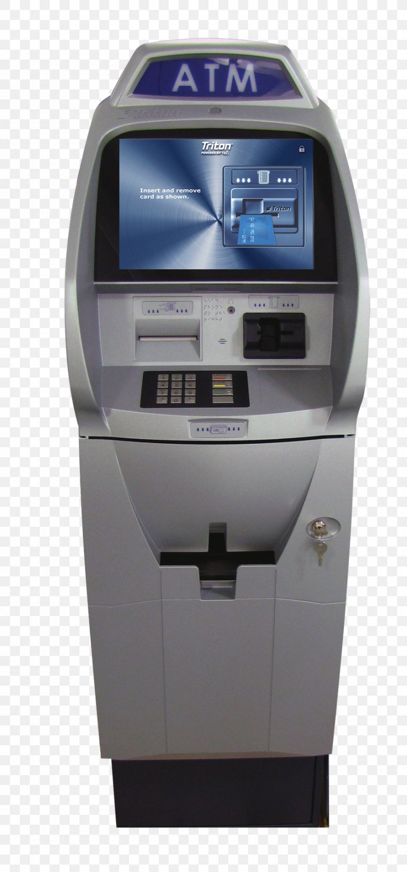 Automated Teller Machine Touchscreen Triton Bank Display Device, PNG, 897x1920px, Automated Teller Machine, Argo, Bank, Business, Card Reader Download Free
