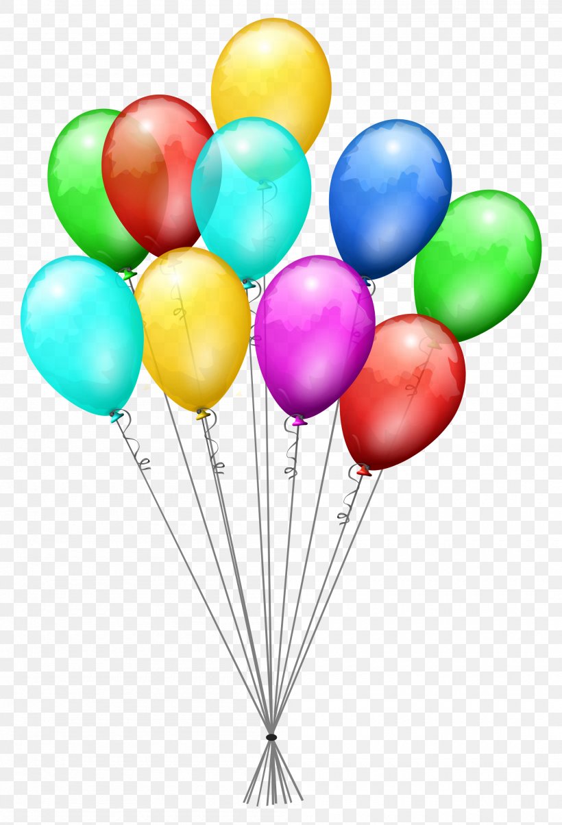 Balloon Birthday Greeting & Note Cards Clip Art, PNG, 2000x2939px ...