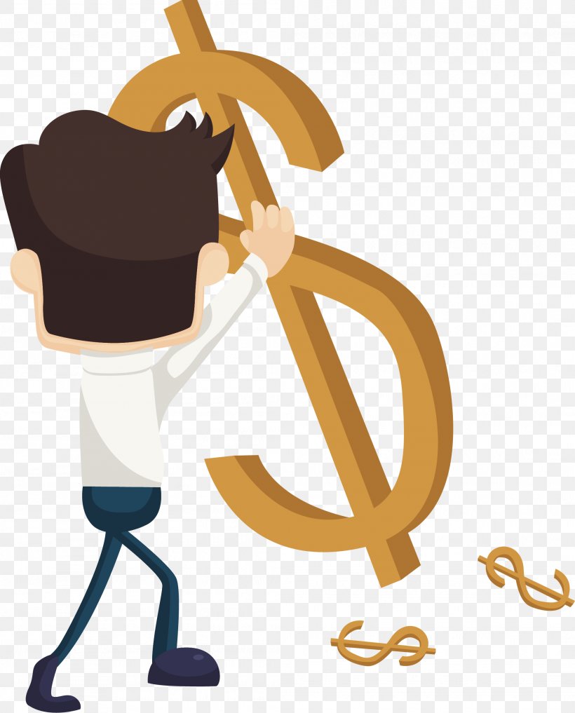 Cartoon Illustration, PNG, 2101x2606px, Cartoon, Commerce, Money, Symbol Download Free