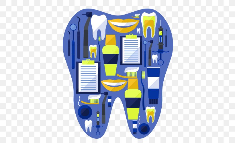 Cartoon Tooth, PNG, 500x500px, Cartoon, Bleeding On Probing, Blue, Dentistry, Electric Blue Download Free
