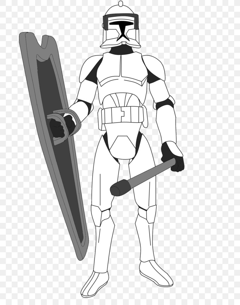 Clone Trooper Clone Wars Drawing Line Art Sketch, PNG, 769x1040px, 501st Legion, Clone Trooper, Arm, Armour, Art Download Free