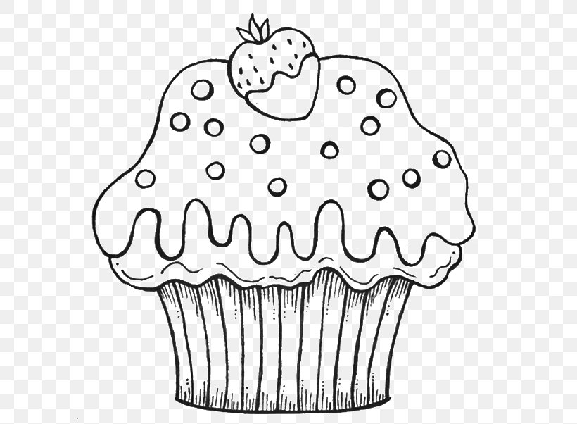 Cupcake Muffin Coloring Book Drawing Cream, PNG, 700x602px, Watercolor, Cartoon, Flower, Frame, Heart Download Free