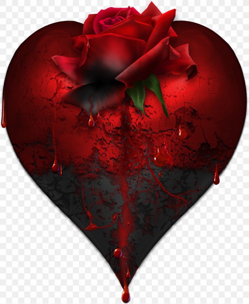 Heart Rose Blood Bleeding, PNG, 945x1154px, Watercolor, Cartoon, Flower, Frame, Heart Download Free