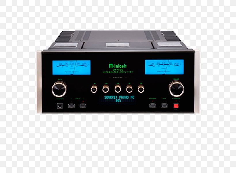 McIntosh Laboratory Audio Power Amplifier Integrated Amplifier McIntosh MA7900, PNG, 600x600px, Mcintosh Laboratory, Amplifier, Audio, Audio Equipment, Audio Power Amplifier Download Free