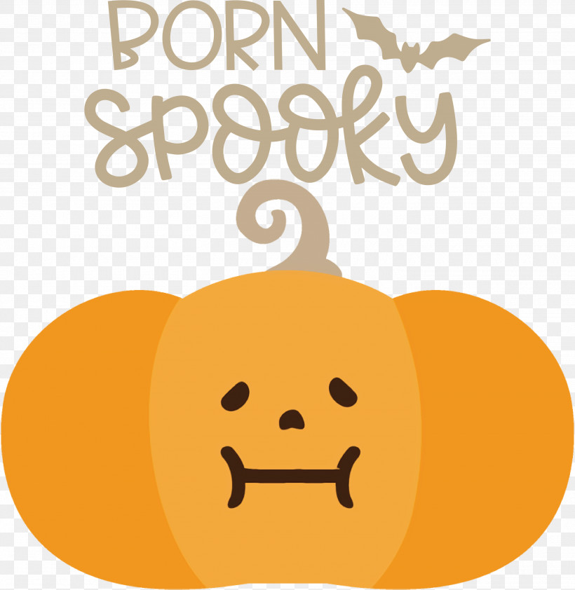 Spooky Pumpkin Halloween, PNG, 2920x3000px, Spooky, Cartoon, Emoticon, Fruit, Halloween Download Free