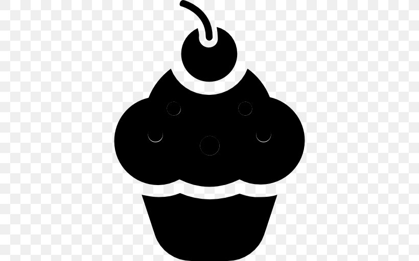 Cupcake Muffin Bakery Cafe, PNG, 512x512px, Cupcake, Artwork, Bakery, Baking, Black Download Free