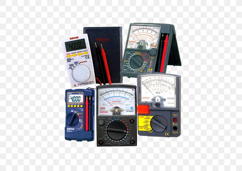 Electronics Multimeter Sanwa Electric Instrument Co., Ltd. Analog Signal Capacitance, PNG, 544x580px, Electronics, Analog Signal, Capacitance, Electric Potential Difference, Electronics Accessory Download Free