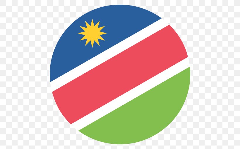 Flag Of Namibia Emoji National Flag, PNG, 512x512px, Namibia, Brand, Emoji, Flag, Flag Of Namibia Download Free