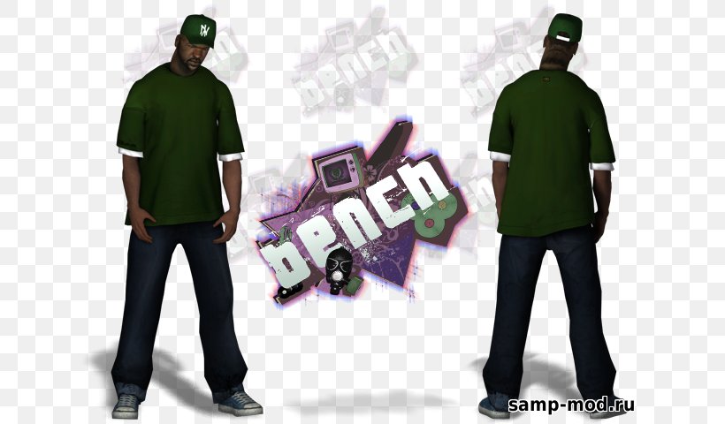 Grand Theft Auto: San Andreas Grand Theft Auto V San Andreas Multiplayer Multi Theft Auto Mod, PNG, 640x480px, Grand Theft Auto San Andreas, Ballas, Brand, Clothing, Computer Servers Download Free