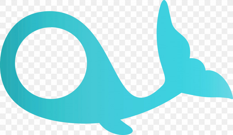 Logo Dolphin Fish Turquoise Line, PNG, 3000x1744px, Whale Frame, Biology, Dolphin, Fish, Line Download Free