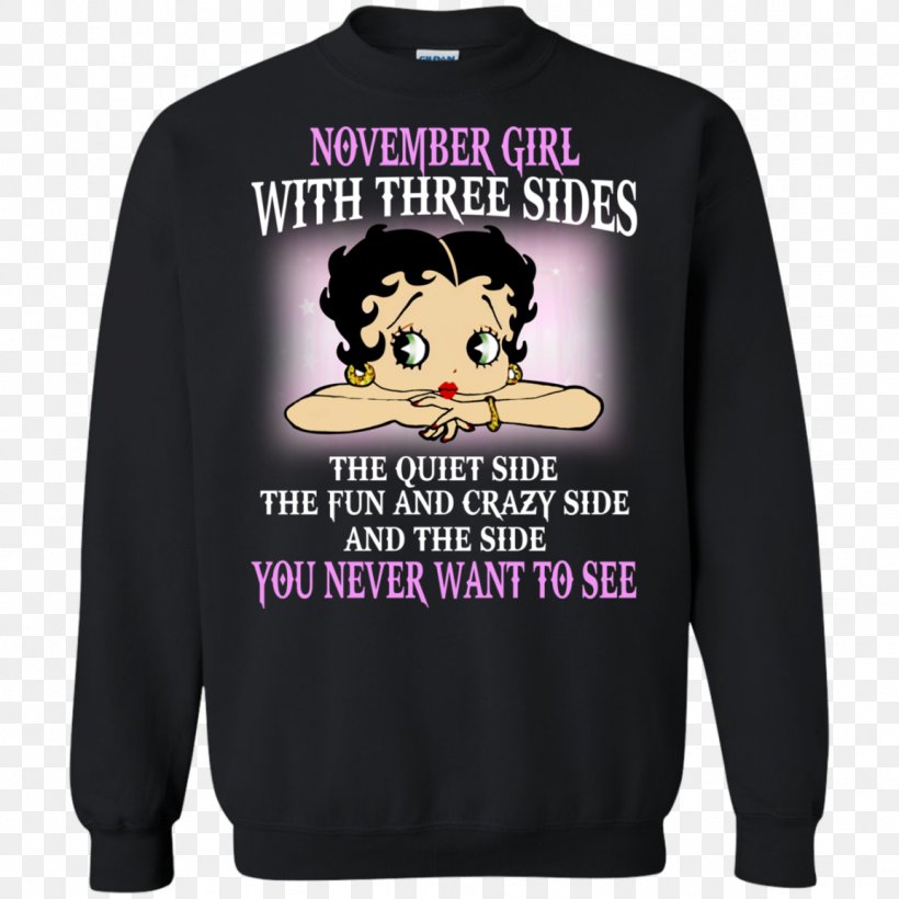 Long-sleeved T-shirt Bluza Sweater Long-sleeved T-shirt, PNG, 1155x1155px, Tshirt, Active Shirt, Betty Boop, Bluza, Brand Download Free