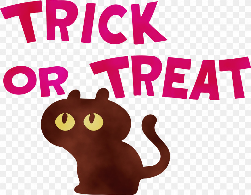 Cat Logo Cartoon Snout Cat-like, PNG, 3000x2336px, Trick Or Treat, Cartoon, Cat, Catlike, Halloween Download Free