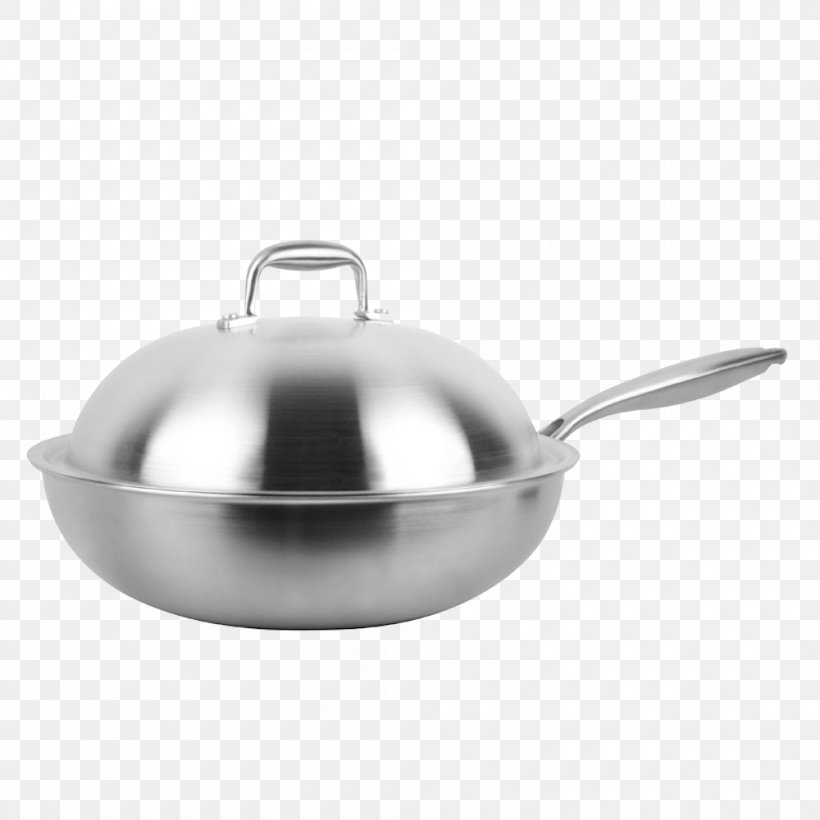 Frying Pan Wok Non-stick Surface Cookware And Bakeware, PNG, 1000x1000px, Frying Pan, Cookware Accessory, Cookware And Bakeware, Designer, Induction Cooking Download Free