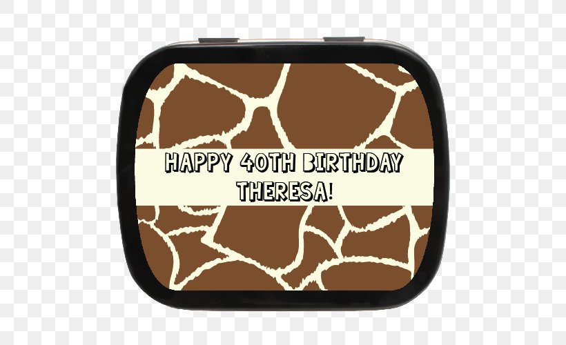 Giraffe Leopard Cheetah Birthday Image, PNG, 500x500px, Giraffe, Animal, Birthday, Brown, Cartoon Download Free