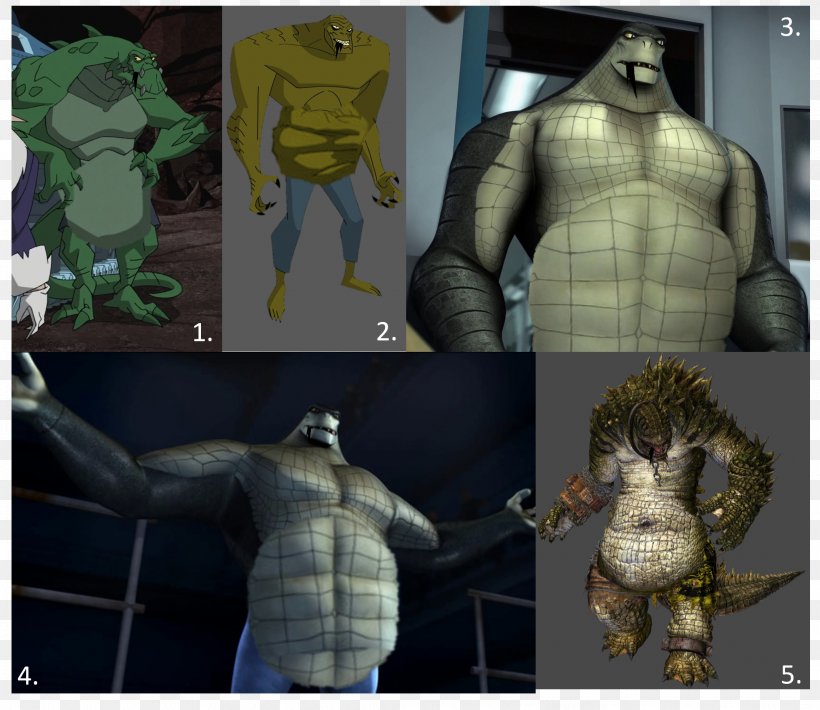 Killer Croc Batman Unlimited Character Action & Toy Figures, PNG, 2134x1848px, Watercolor, Cartoon, Flower, Frame, Heart Download Free