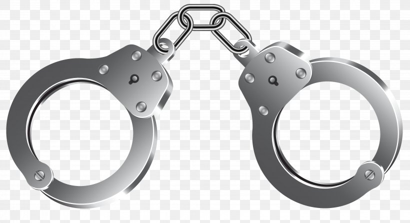Handcuffs Clip Art, PNG, 4072x2218px, Handcuffs, Arrest, Drawing, Fashion Accessory, Hand Download Free