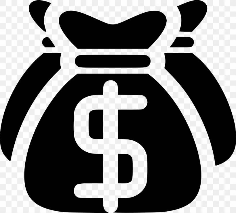 Vector Graphics Money Bag Clip Art, PNG, 980x886px, Money Bag, Area, Black And White, Brand, Logo Download Free