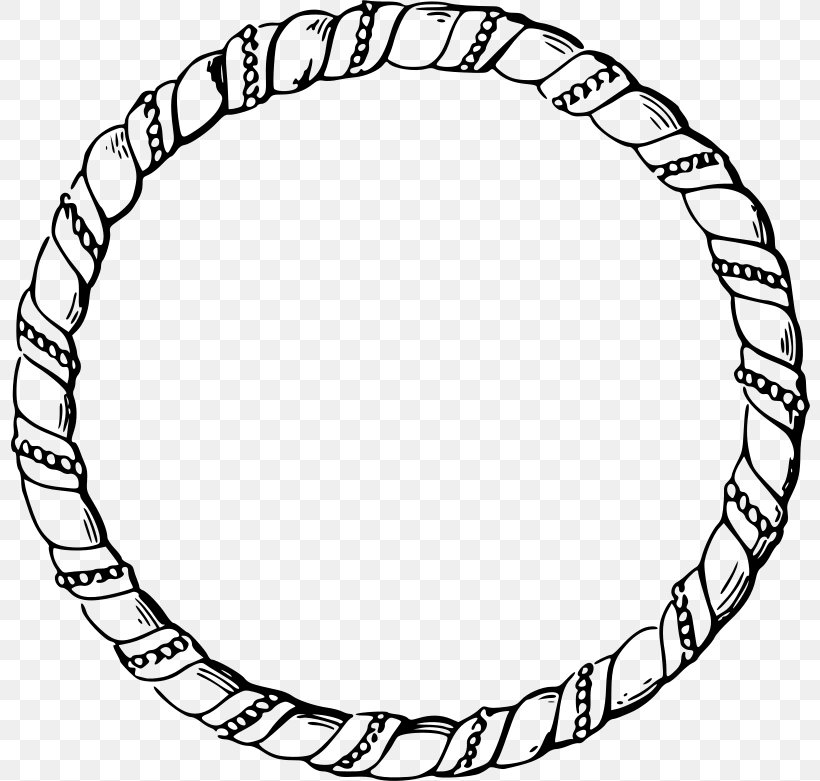 Bangle Jewellery Clip Art, PNG, 800x781px, Bangle, Area, Bicycle Part, Black And White, Body Jewelry Download Free