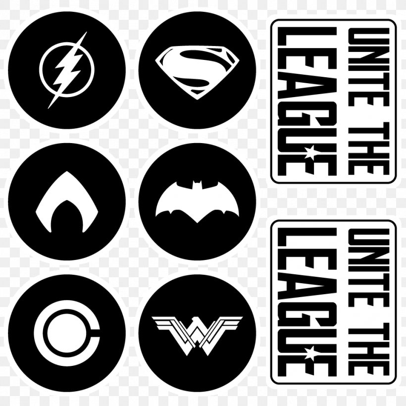 Justice League Decorative Arts Font Logo Pattern, PNG, 962x962px, Justice League, Area, Black And White, Brand, Decorative Arts Download Free