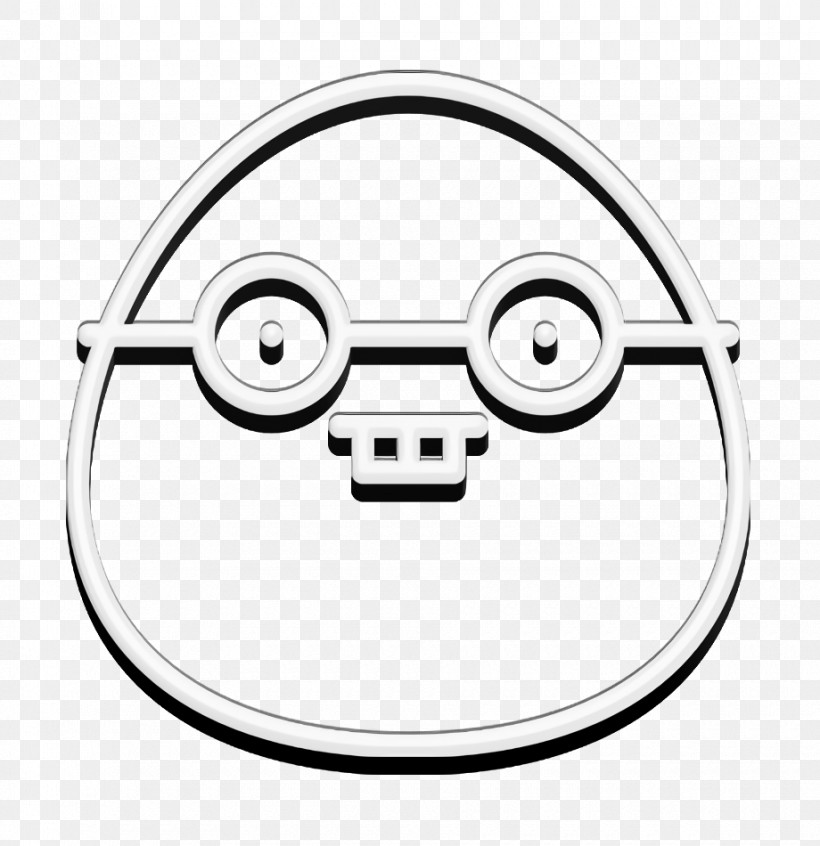 Nerd Icon Emoji Icon, PNG, 920x950px, Nerd Icon, Black And White, Emoji Icon, Geometry, Line Download Free