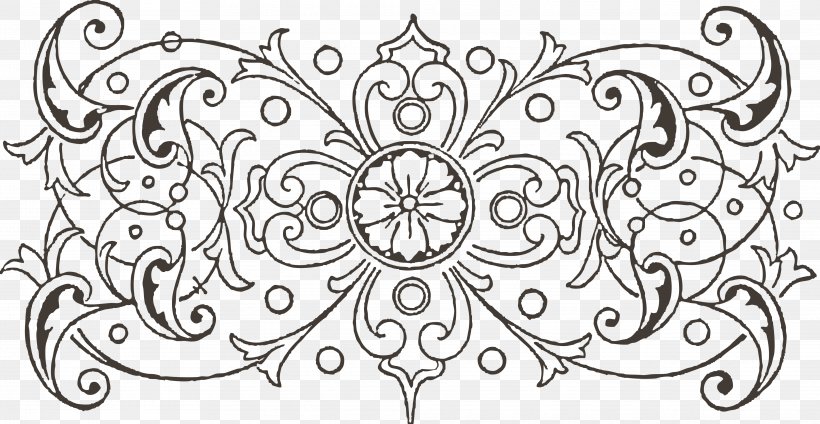 Ornament Pattern, PNG, 4048x2098px, Ornament, Arabesque, Area, Art, Artwork Download Free
