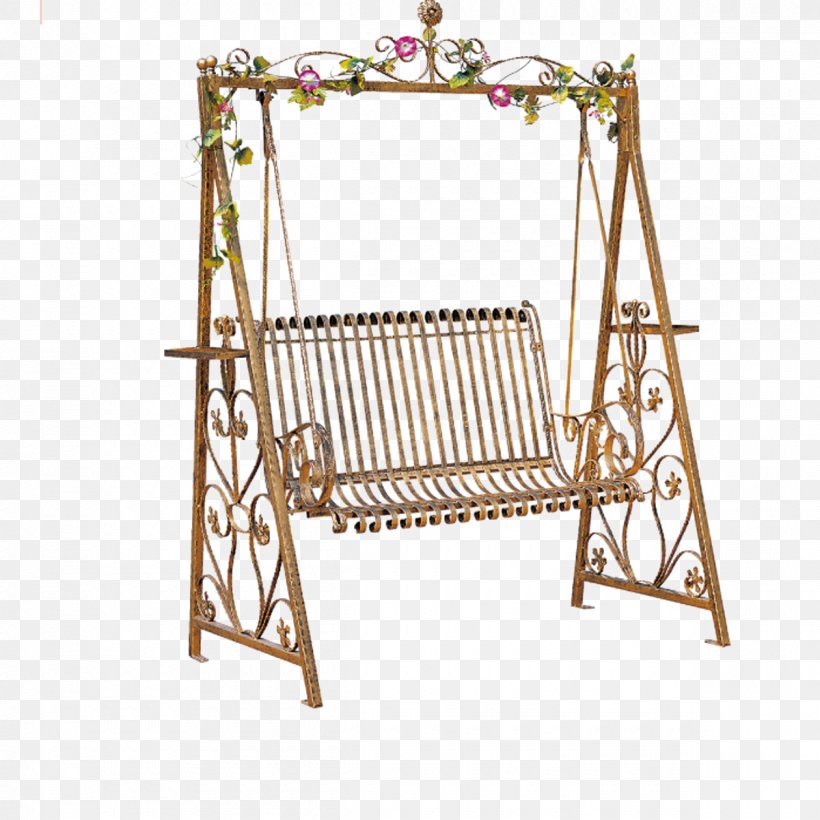 Rocking Chair Swing Wrought Iron Garden Furniture, PNG, 1200x1200px, Chair, Basket, Furniture, Garden, Garden Furniture Download Free