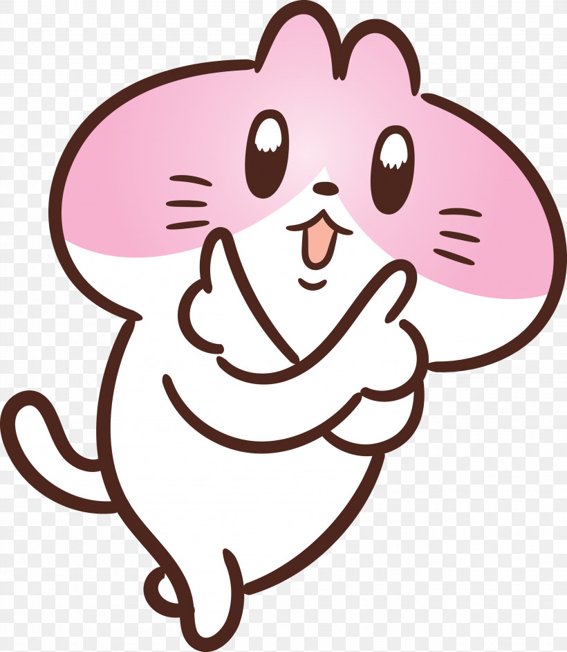 Snout Cartoon Whiskers Headgear Flower, PNG, 2610x3000px, Cat Cartoon, Cartoon, Cute Cat, Flower, Headgear Download Free