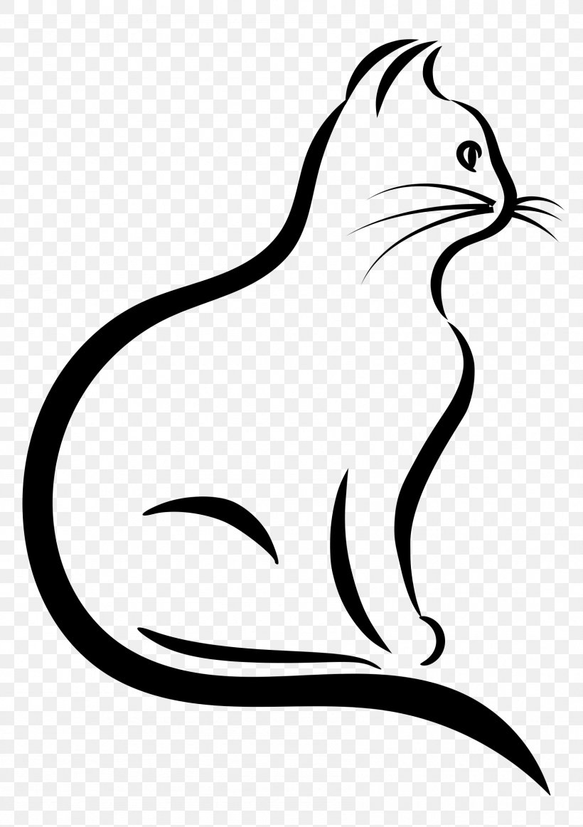 Cat Kitten Silhouette Clip Art, PNG, 1691x2400px, Cat, Artwork, Autocad Dxf, Beak, Black Download Free