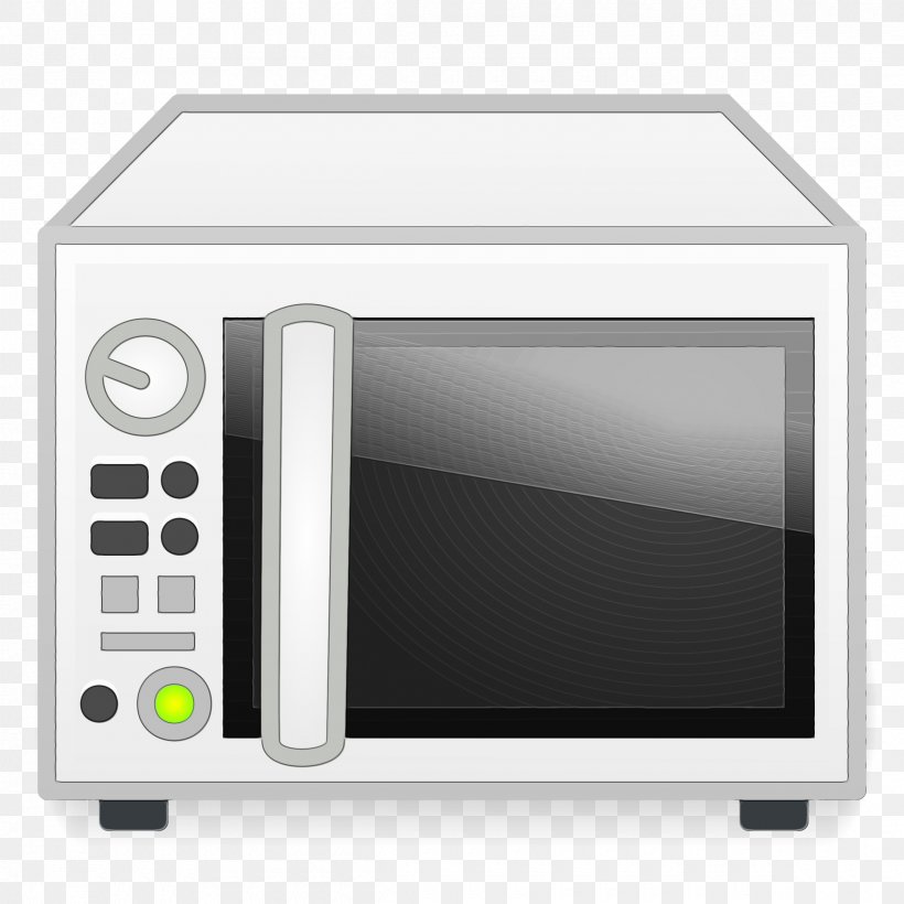 Microwave Oven Home Appliance Kitchen Appliance Small Appliance Technology, PNG, 2400x2400px, Watercolor, Electronic Device, Home Appliance, Kitchen Appliance, Microwave Oven Download Free