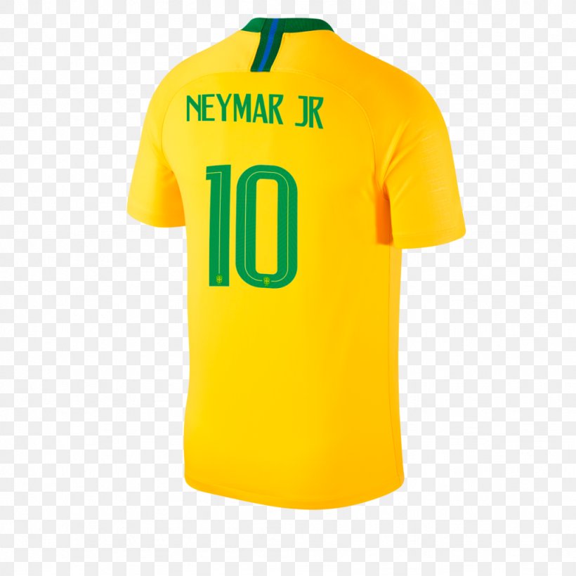 Brazil National Football Team T-shirt 2018 World Cup Sports Fan Jersey, PNG, 1024x1024px, 2018 World Cup, Brazil National Football Team, Active Shirt, Brand, Brazil Download Free