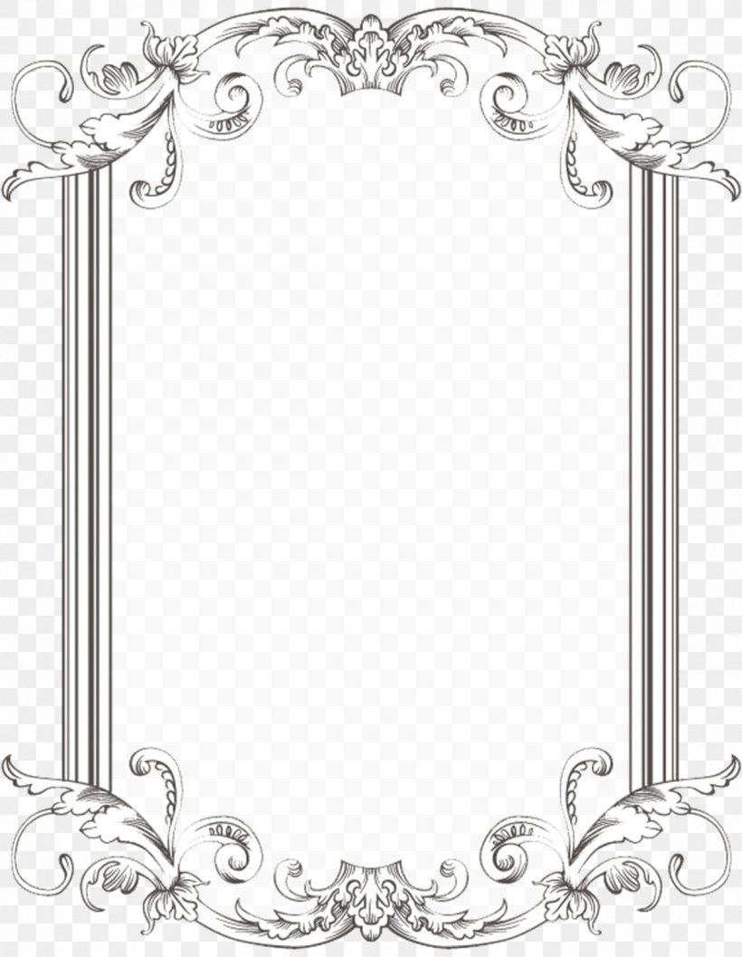 Borders And Frames Picture Frames Clip Art, PNG, 1200x1548px, Borders And Frames, Antique, Area, Art, Black And White Download Free