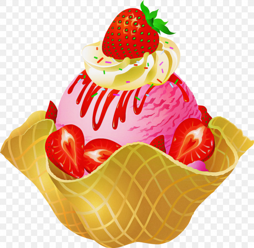 Ice Cream, PNG, 1280x1248px, Food, Baked Goods, Baking Cup, Cake, Cream Download Free