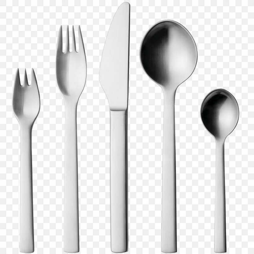 Knife Cutlery Georg Jensen A/S Spoon Fork, PNG, 1200x1200px, Knife, Black And White, Cutlery, Designer, Fork Download Free