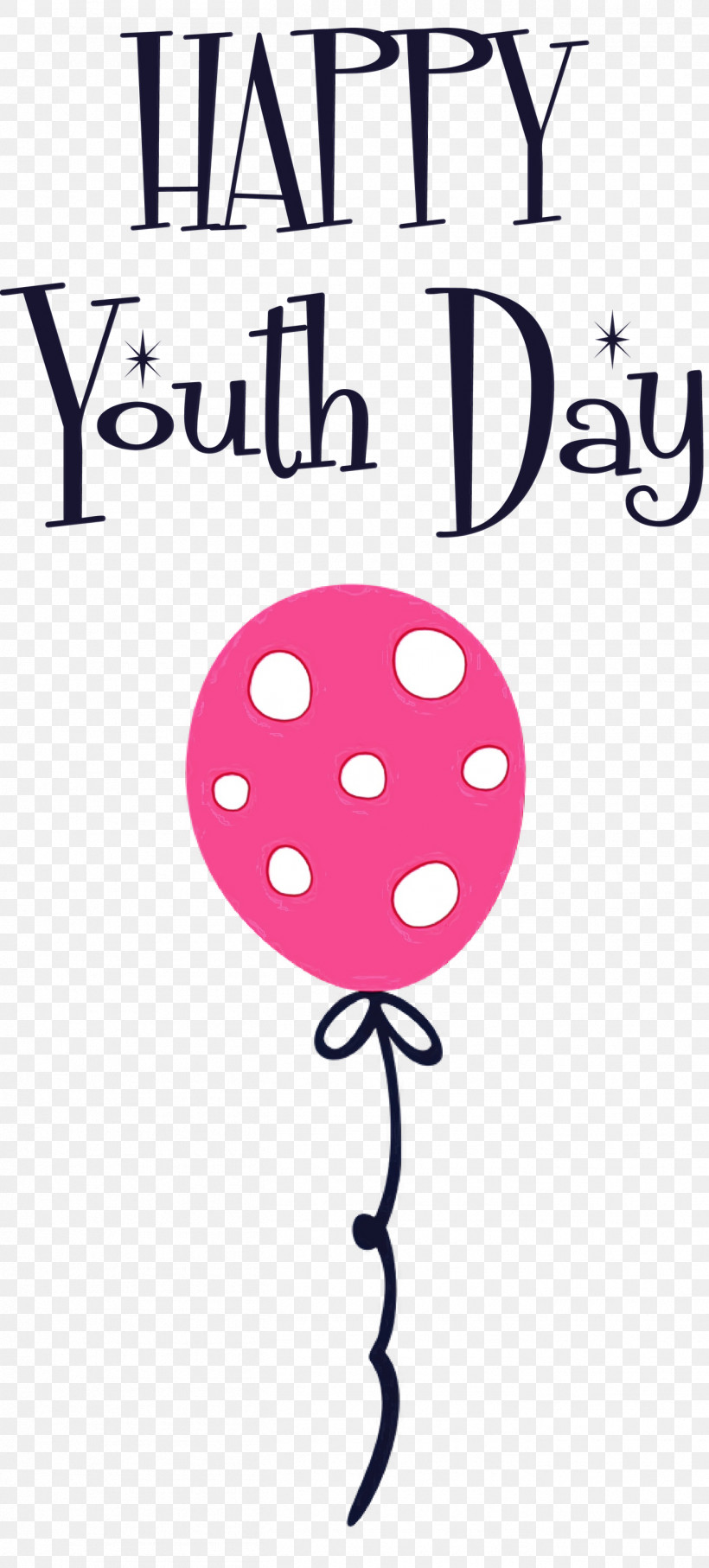 Logo Balloon Line Pattern Happiness, PNG, 1355x2999px, Youth Day, Balloon, Geometry, Happiness, Line Download Free