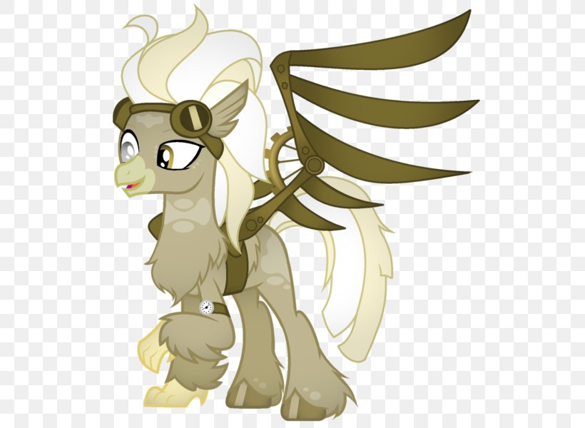 Pony Hippogriff Horse Cartoon DeviantArt, PNG, 555x600px, Pony, Art, Bella Thorne, Canidae, Carnivoran Download Free