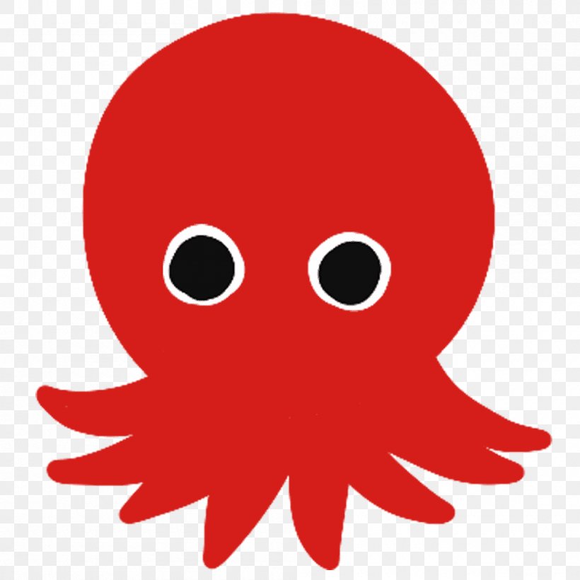 Octopus Cephalopod Character Beak Clip Art, PNG, 1000x1000px, Octopus, Beak, Cartoon, Cephalopod, Character Download Free