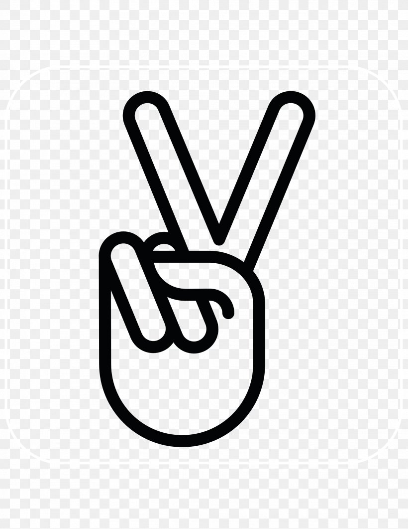 Peace Symbols Hand V Sign Clip Art, PNG, 1969x2548px, Peace Symbols, Area, Black And White, Drawing, Finger Download Free