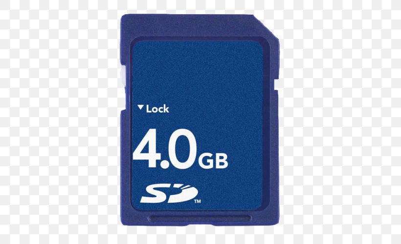 Secure Digital Flash Memory Cards Computer Data Storage SanDisk MicroSD, PNG, 500x500px, Secure Digital, Computer Data Storage, Digital Cameras, Electric Blue, Electronic Device Download Free