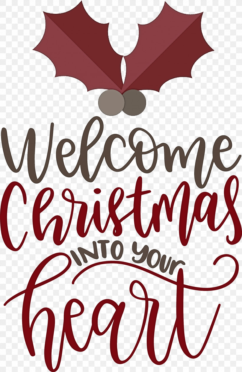 Welcome Christmas, PNG, 1955x3000px, Welcome Christmas, Biology, Calligraphy, Flower, Logo Download Free
