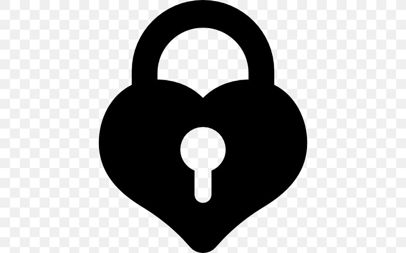 Heart Clip Art, PNG, 512x512px, Heart, Black And White, Icon Design, Padlock, Silhouette Download Free