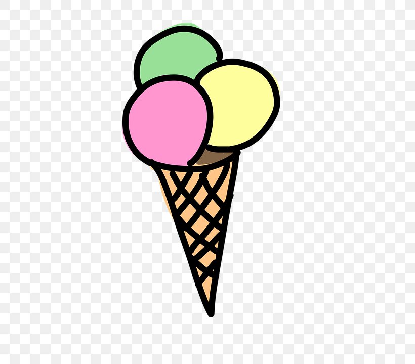 Ice Cream Cones Strawberry Ice Cream Clip Art, PNG, 540x720px, Ice Cream Cones, Cream, Drawing, Food, Food Scoops Download Free