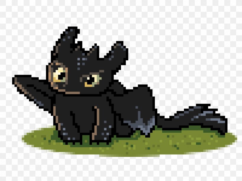 Pixel Art Drawing Toothless DeviantArt, PNG, 1000x750px, Watercolor, Cartoon, Flower, Frame, Heart Download Free