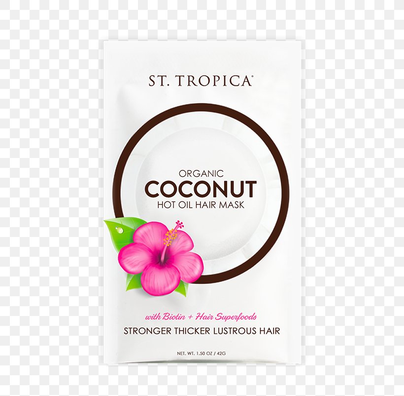 ST. TROPICA Organic Coconut Hot Oil Hair Mask Organic Food Coconut Oil, PNG, 662x802px, Organic Food, Argan Oil, Coconut, Coconut Milk, Coconut Oil Download Free