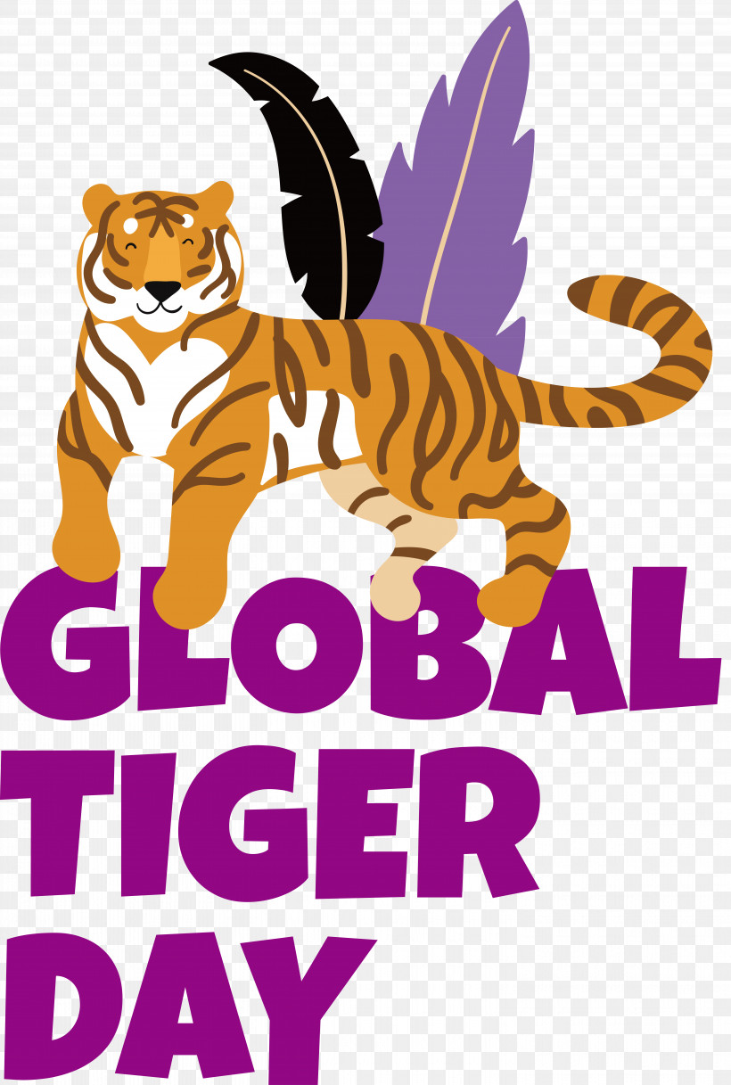 Cat Tiger Cartoon Whiskers Small, PNG, 5830x8658px, Cat, Cartoon, Logo, Purple, Small Download Free
