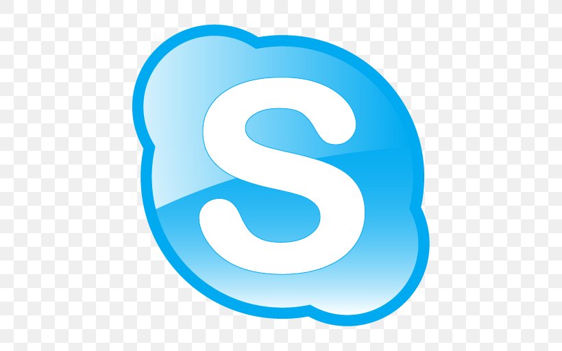Skype Logo Videotelephony Adobe Illustrator, PNG, 512x512px, Skype, Aqua, Area, Azure, Blue Download Free