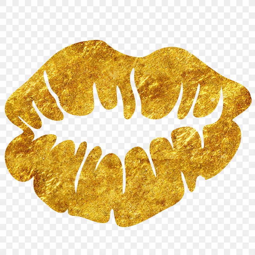 T-shirt Lip Kiss, PNG, 3000x3000px, Tshirt, Cap, Gold, Kiss, Lip Download Free