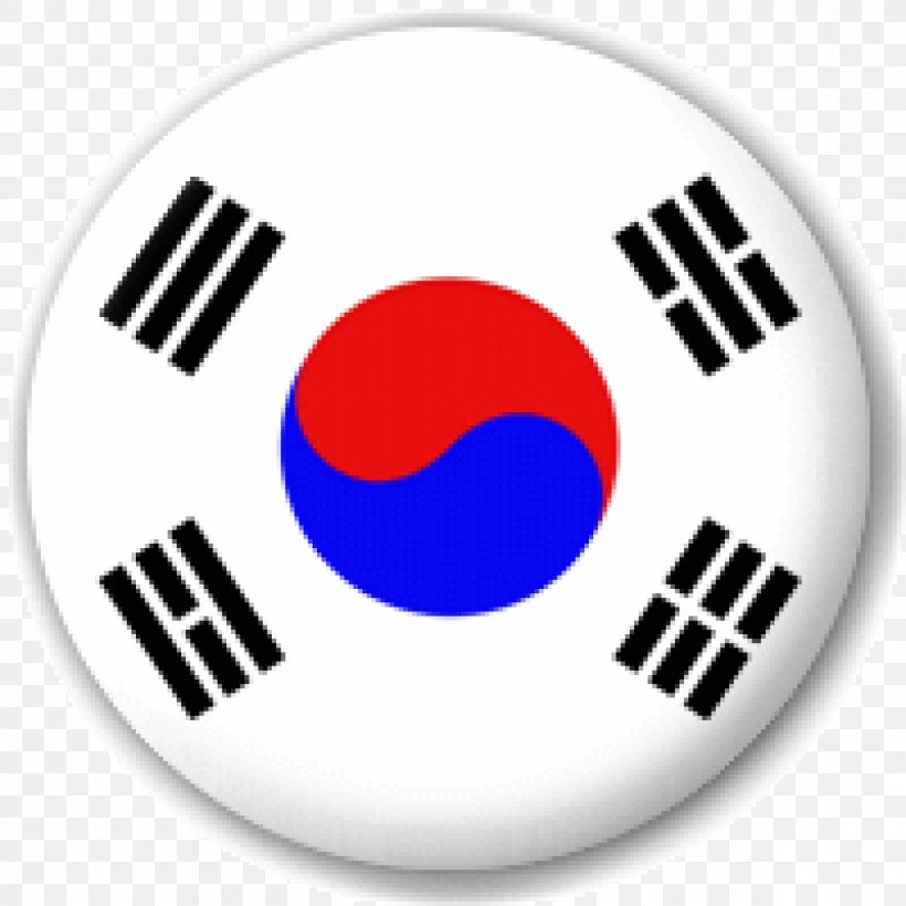 Flag Of South Korea Korean War Division Of Korea, PNG, 1200x1200px, South Korea, Area, Ball, Brand, Division Of Korea Download Free