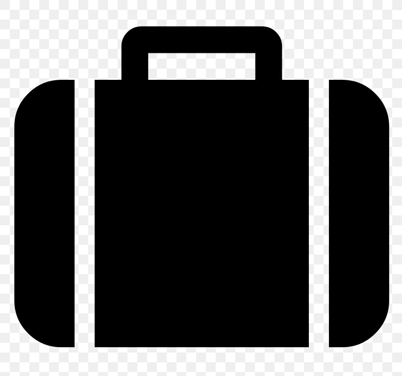Suitcase, PNG, 768x768px, Suitcase, Baggage, Black, Black And White, Brand Download Free